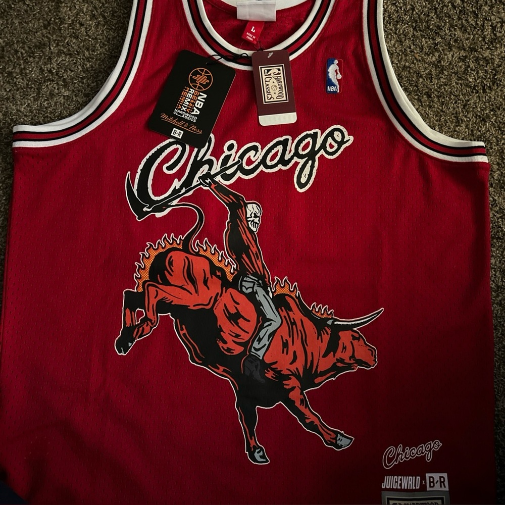 Chicago Bulls x Juice WRLD Stitched Jersey